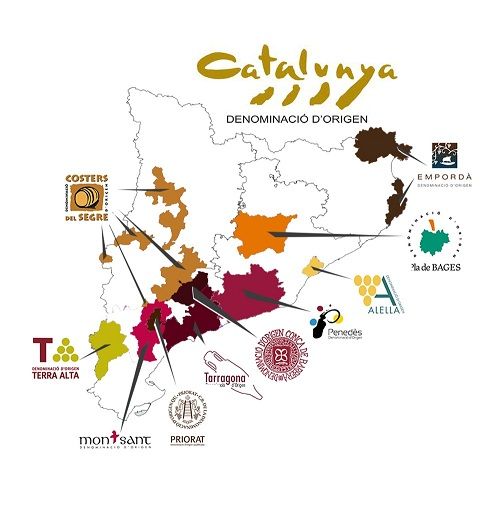Mapa DOs Catalunya